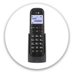 Téléphone sans fil à grosses touches