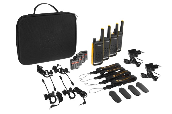 Composition du pack Motorola T82 Extreme Quad Pack